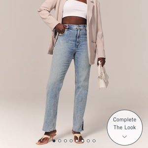 Abercrombie 90’s Ultra High Rise Straight Jeans